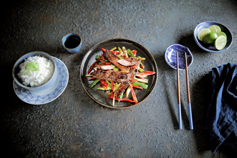 Beef Stir fry dish