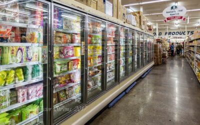 frozen aisle supermarket