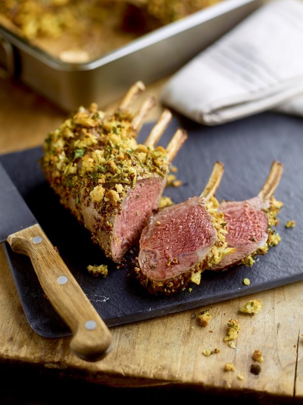 Rack of lamb with parsley crust
